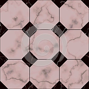 Marble Luxury Check Seamless Pattern