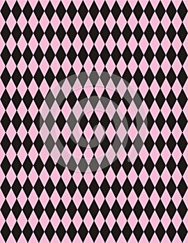 Vector Pink Black Harlequin Background photo