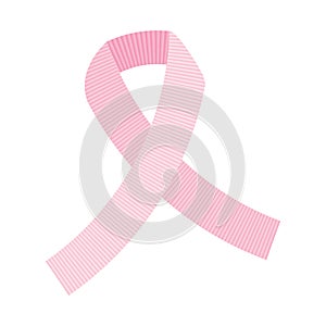 Vector pink ribbon