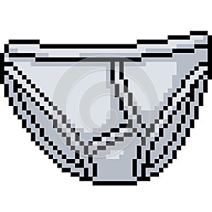 Vector pixel art male panty