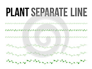 Vector plant separate line for design layout component