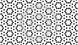 Vector Polka Dot seamless Pattern Background