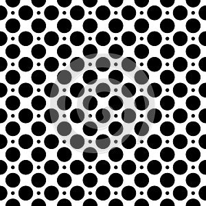 Vector Polka Dot seamless Pattern Background