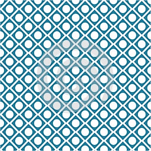 Vector polka dots pattern. Dots inside triangle background.