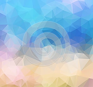 Vector Polygon Abstract modern Polygonal Geometric Triangle Background. light Geometric Triangle Background.