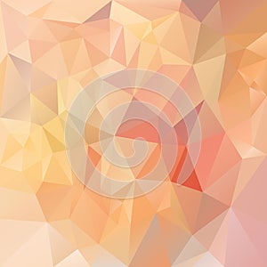 Vector polygon background with irregular tessellations pattern - triangular design in pastel colors