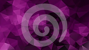 Vector polygon background - triangle low poly pattern - velvet violet dark purple color