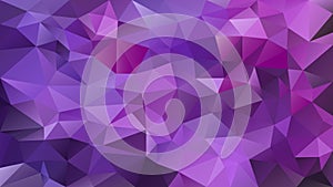 Vector polygon background - triangle low poly pattern - velvet violet purple color
