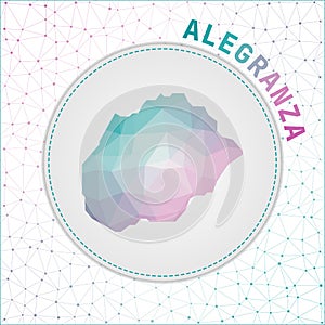 Vector polygonal Alegranza map.