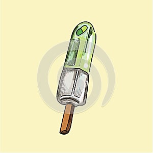 Vector of a Popsicle.