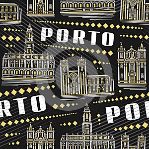 Vector Porto Seamless Pattern