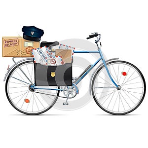 Vector Postal Bicycle