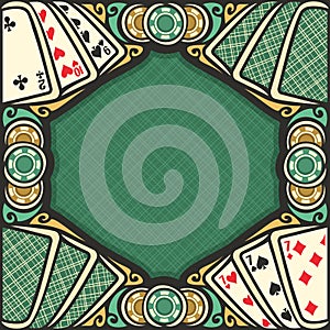 Vector poster for Blackjack gamble