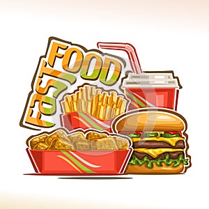 Vector poster for Fast Food