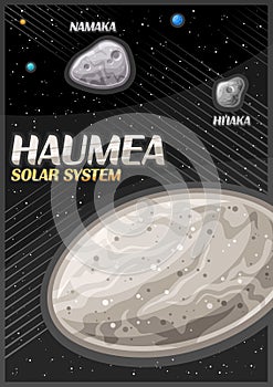Vector Poster for Haumea