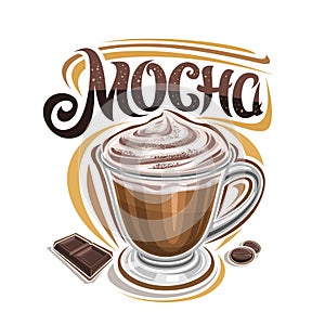 Vector poster for Mocha Coffee