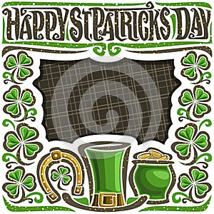 Vector poster for Saint Patrick`s Day