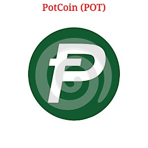 Vector PotCoin (POT) logo