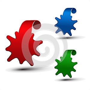 vector pricetags - information labels