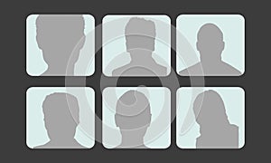 Vector profile avatars