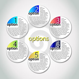 Vector progress options / one - six