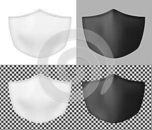 Vector protective medical face mask