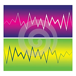 Vector pulse waves. photo