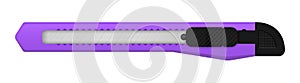 vector purple snap off knife
