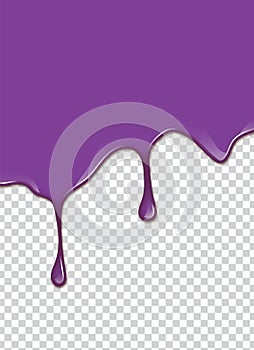 Vector purple splash with transparency background.