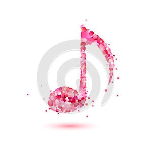 Vector Quaver Note icon photo