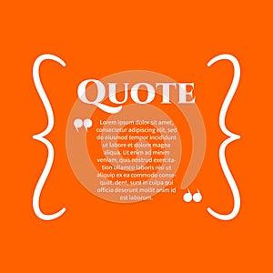 Vector quote boxes