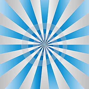 Vector Radial Grey Stripes Texture in Blue Gradient Background
