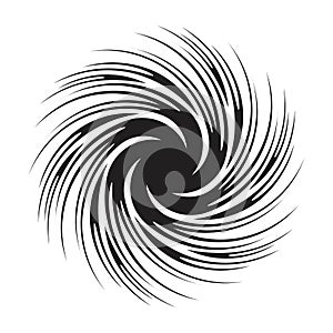 Vector radial spiral burst