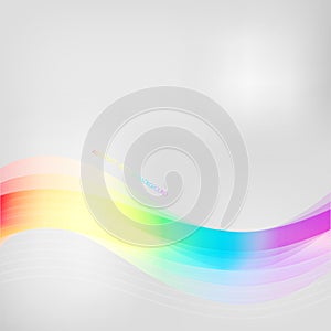 Vector rainbow blur background