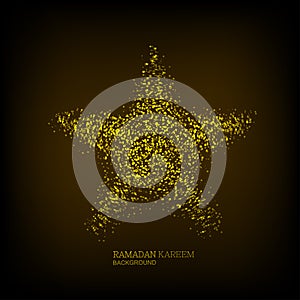 Vector ramadan kareem background.