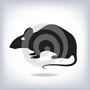 Vector rat for your design. Rat Logo, Rat Tattoo, Rat Icon,