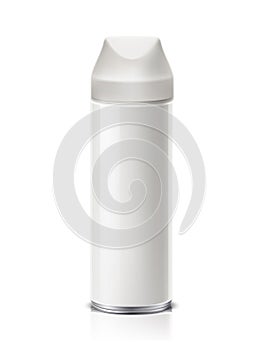 Vector realistic air freshener spray blank mock up
