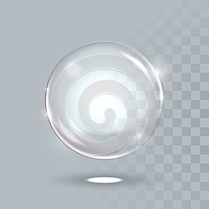 Vector realistic sphere droplet ball