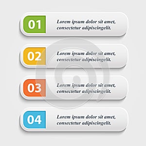 Vector realistic Web buttons,banner,infographic