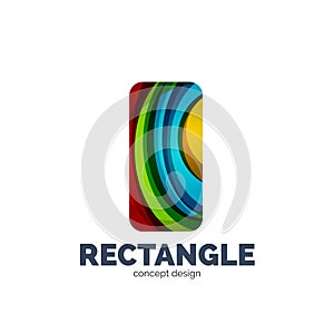 Vector rectangle logo