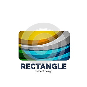 Vector rectangle logo
