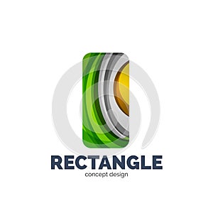 Vector rectangle logo