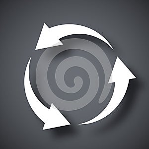 Vector recycle icon
