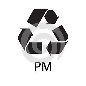 Vector recycle symbol. Web icon