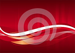 Vector red background