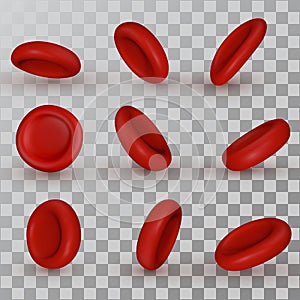 Vector red Blood Cells photo