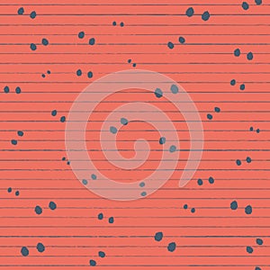 Vector red blue dots lines pink seamless pattern