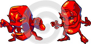 Vector Red Little Devil