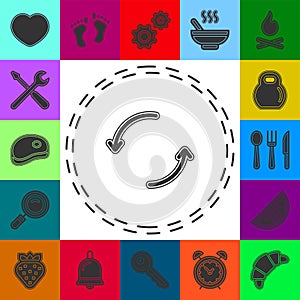 Vector reload arrow Icon