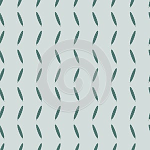 Vector repeat old green feather pattern print background